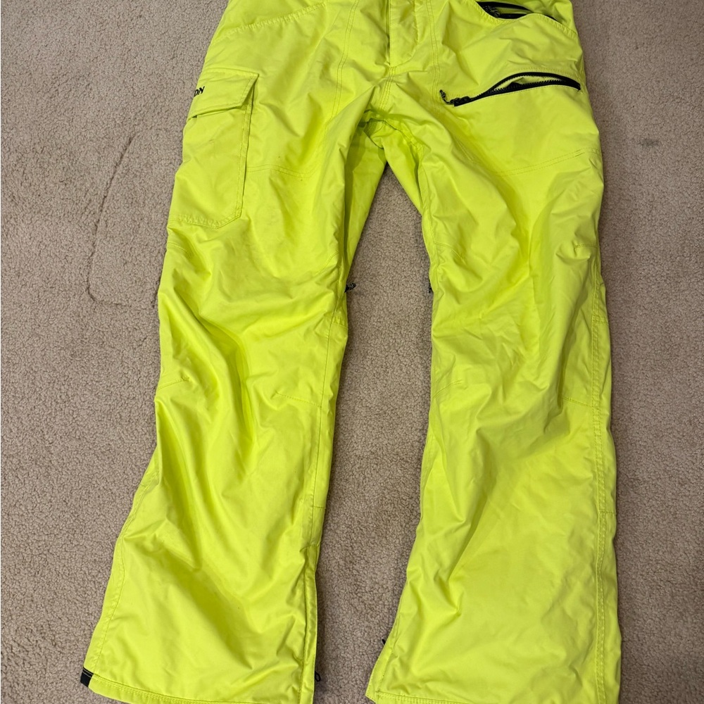 Burton Neon Yellow SnowPants